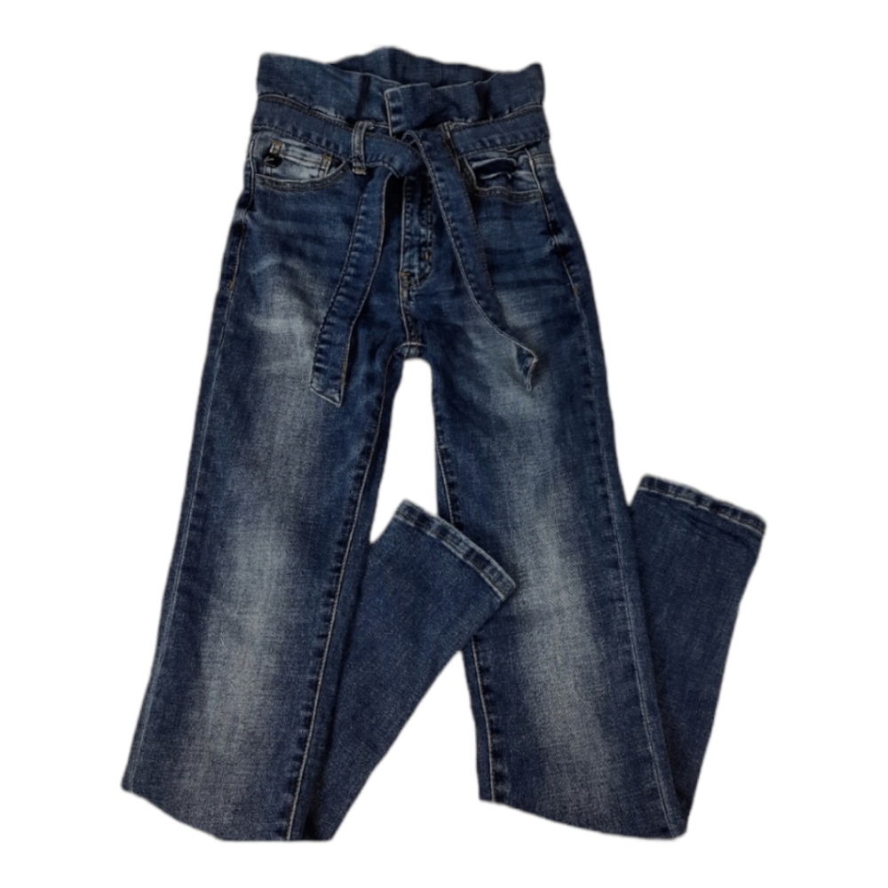 KanCan Kenzie-Lexy High Waist Paperbag Skinny Jean SZ 1/24